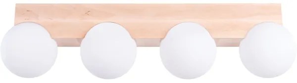 Sollux SL.1685 - Stropné svietidlo BULBO 4xG9/8W/230V buk/biela