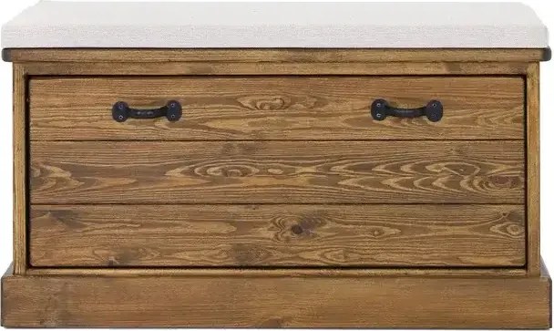 Rustikálny botník s výklopným úložiskom na topánky 100x40x50 cm