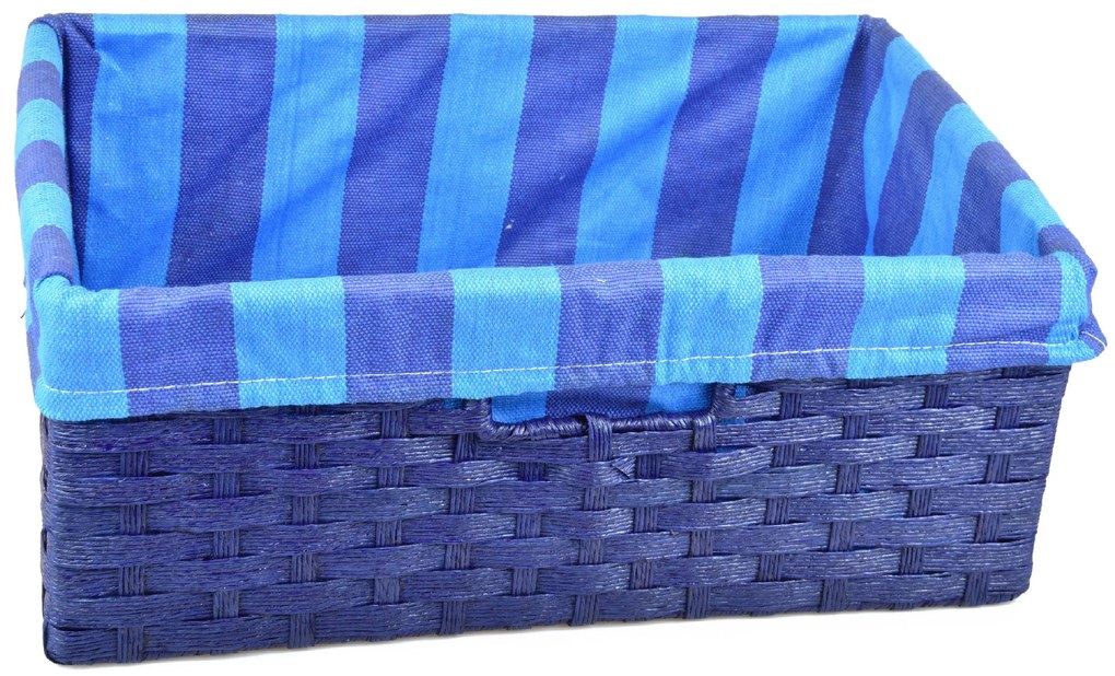 Úložný box modrý Rozmery (cm): 36x24, v. 13