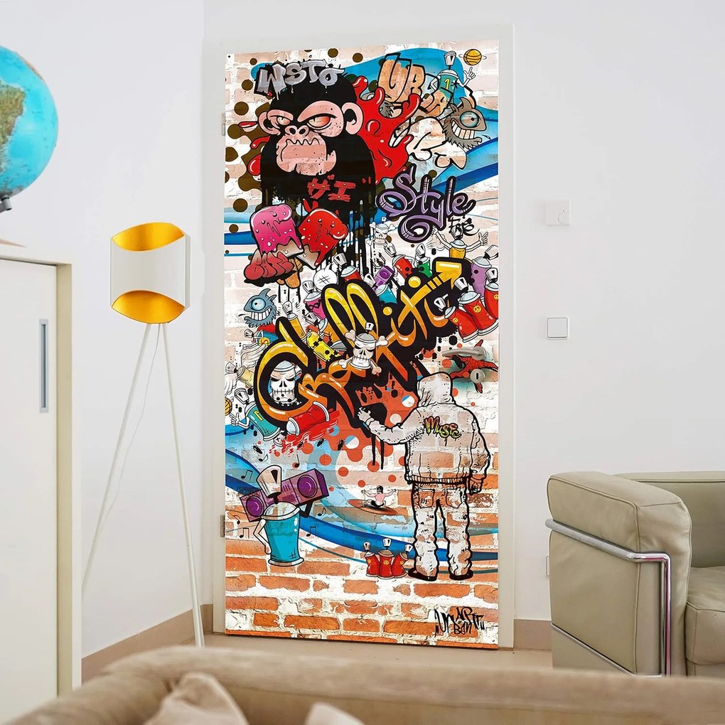 Fototapeta na dvere GRAFFITI 86x200 cm