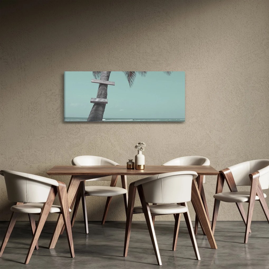 Obraz - Palma v Karibiku (120x50 cm)