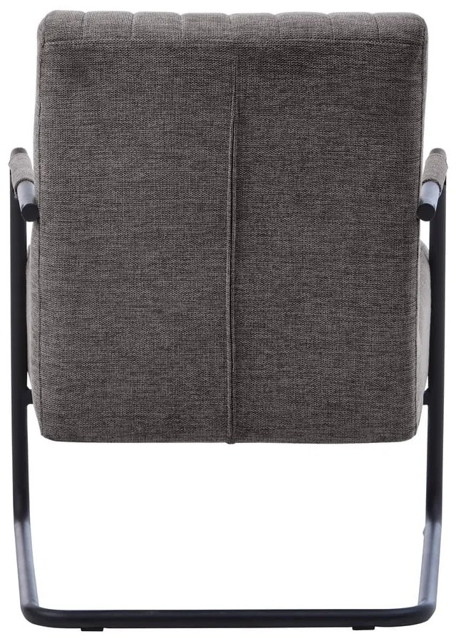 Tmavosivé kreslo Trout – Unique Furniture