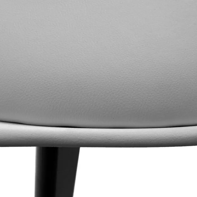 Jedálenská stolička NANTES čierna / sivá