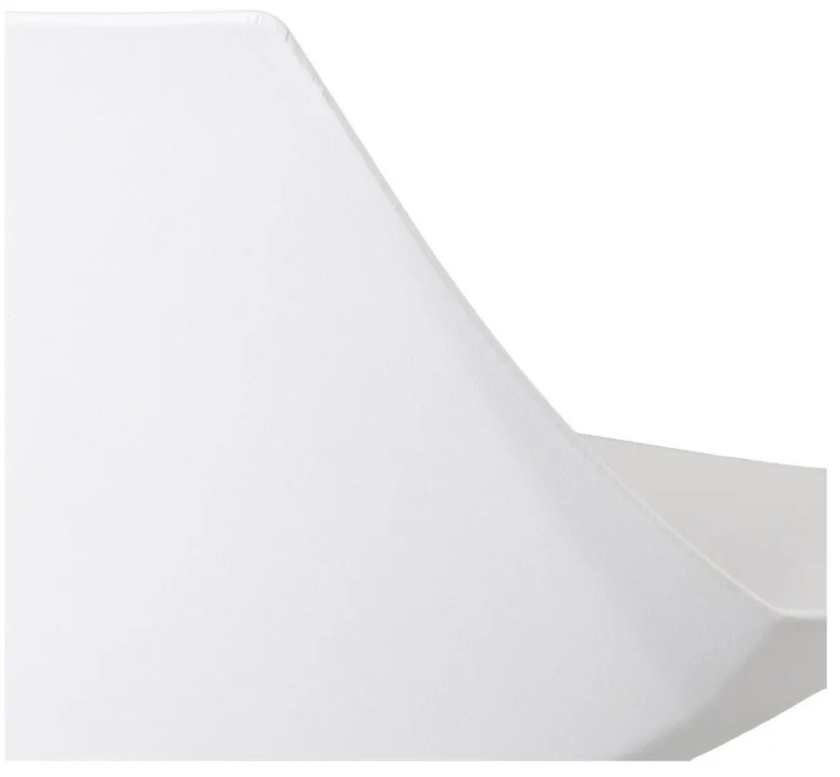 Biele barové stoličky s nastaviteľnou výškou z imitácie kože v súprave 2 ks (výška sedadla 56,5 cm) – Casa Selección