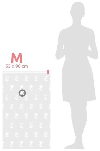 Vákuové úložné vrecká 70 l + 120 l, číra