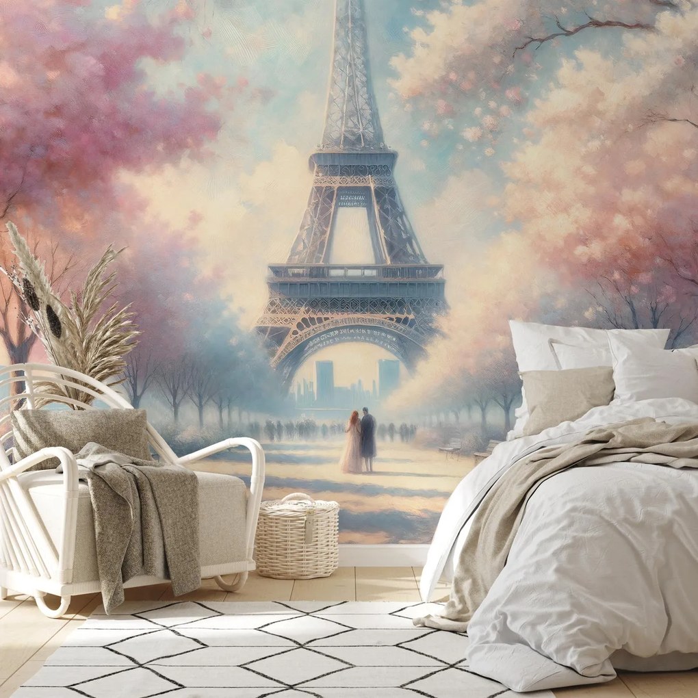 Fototapeta - Jar v Paríži (147x102 cm)