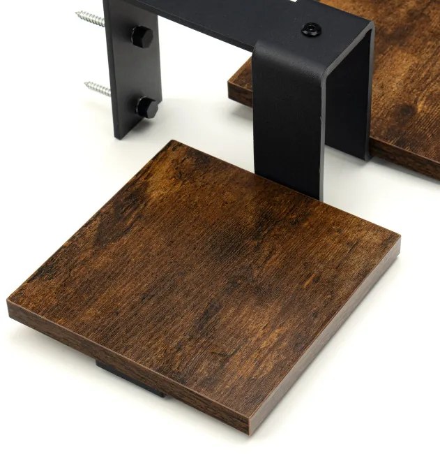 Nástenný stojan na kvety FERNANDO RUSTIC dub