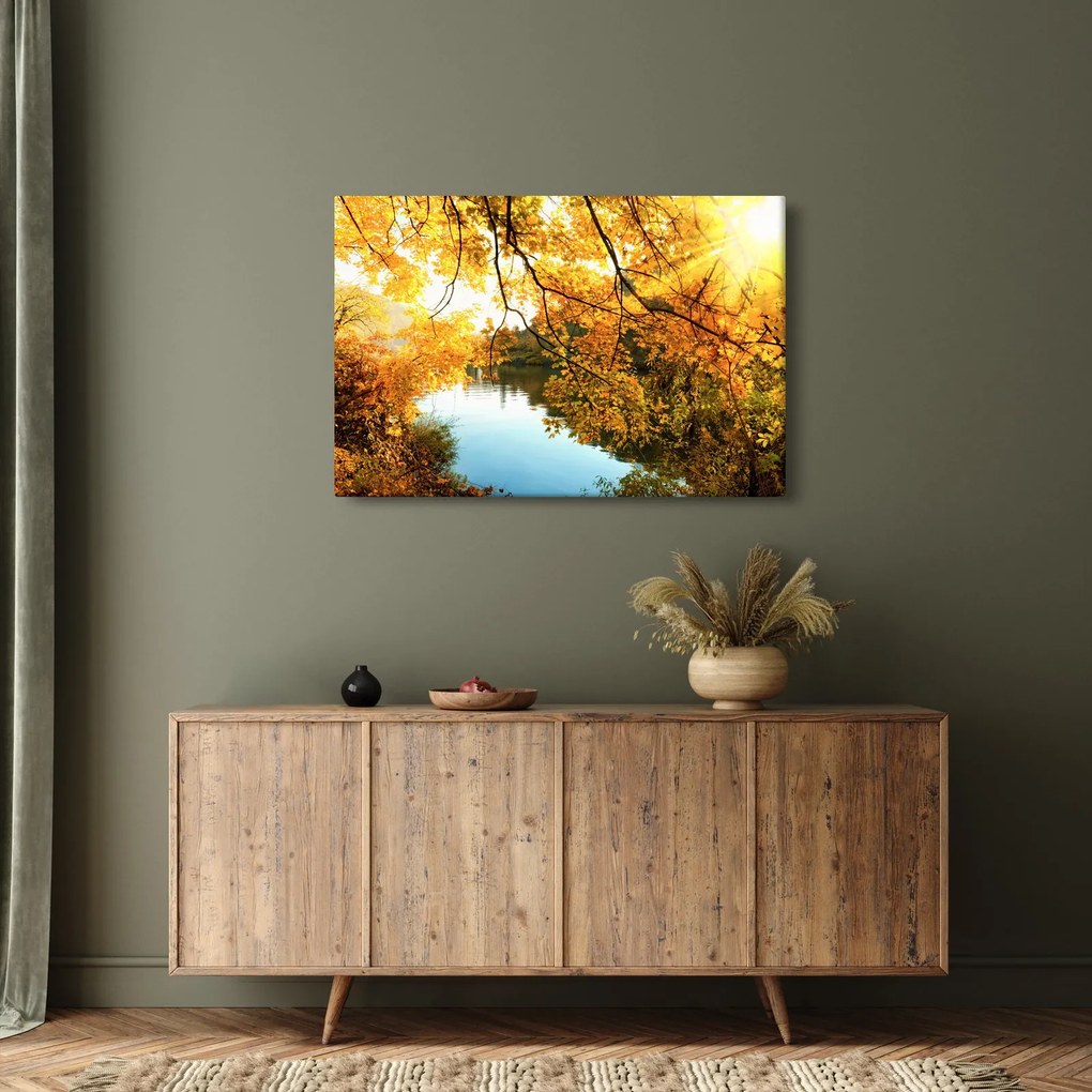 Obraz - Jesenný strom (90x60 cm)