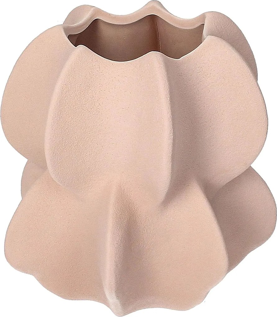 Kameninová váza Petal Pink II 15x17 cm