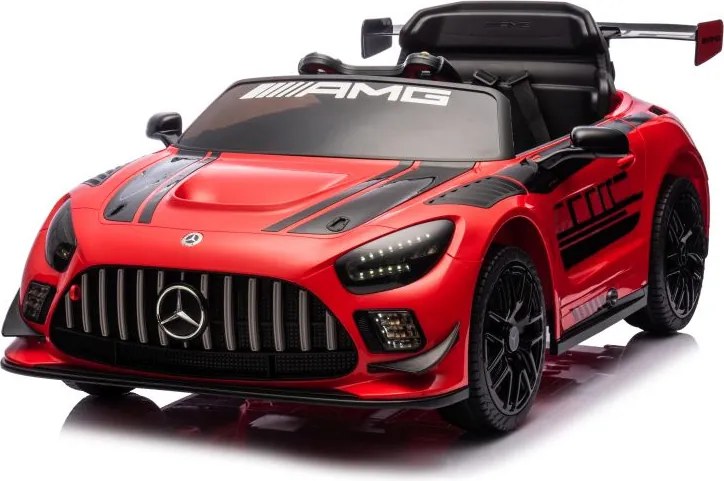 LEAN CARS Elektrické autíčko Mercedes AMG GT3, červené