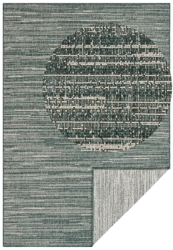 Kusový koberec Gemini 105547 Green z kolekcie Elle – na von aj na doma, 80x250, zelená, chodba / predsieň, ELLE Decoration