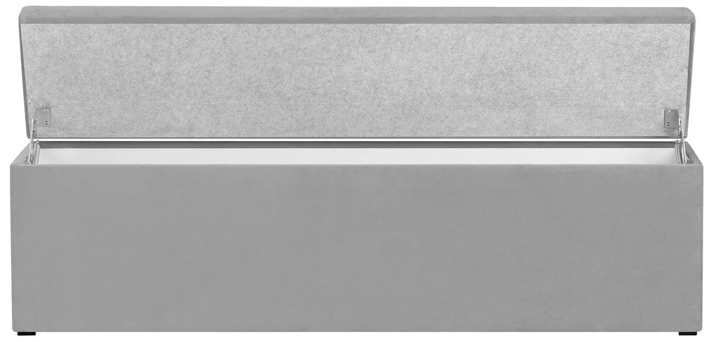 Svetlošedá Lavica s úložným priestorom Nova 140 × 34 × 47 cm 140 × 34 × 47 cm WINDSOR & CO