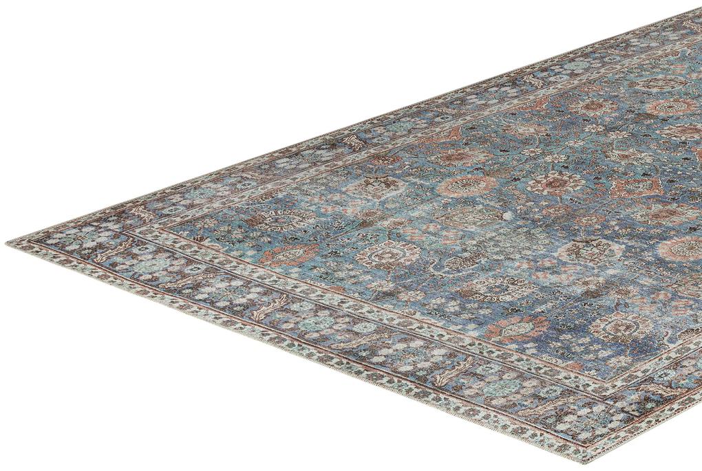 Madame Coco Modrý vintage koberec, 160 x 230 cm, Lauter
