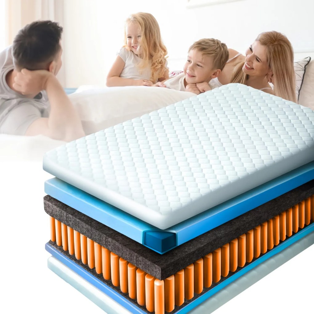 Materac 120x200 cm LAGUNA 7 STREF