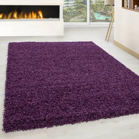 Koberce Breno Kusový koberec LIFE 1500 Lila, fialová,60 x 110 cm