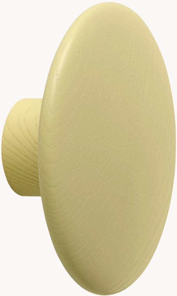 Nástenný háčik z dubového dreva Dots, Ø 9 cm