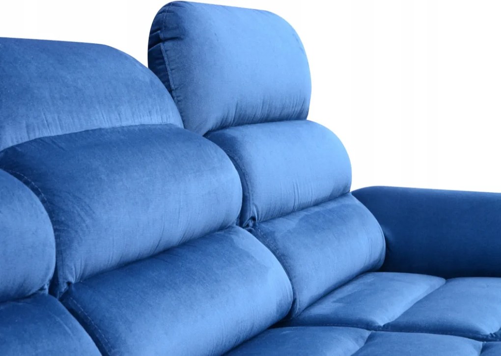 Pohovka 3-miestna 238 opierky hlavy nastaviteľné opierky rúk Kongo RBS02