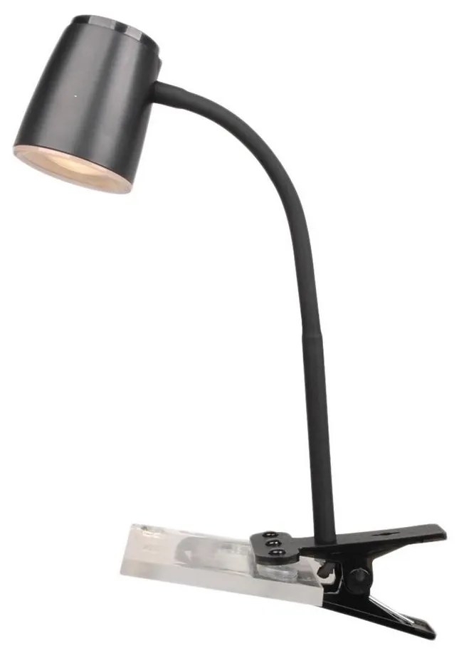 Top Light Mia KL C - LED Lampa s Klipom LED/4,5W/230V čierna