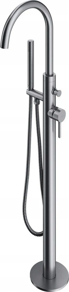 Voľne Stojaca Podlahová Vaňová Batéria Nikel