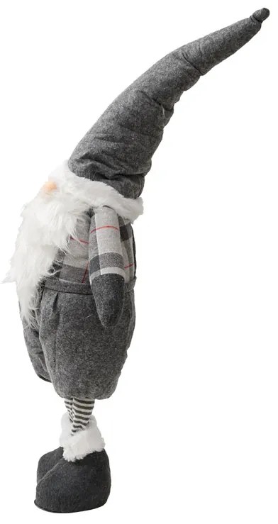 Dekoratívny trpaslík GNOME 90 cm, sivý