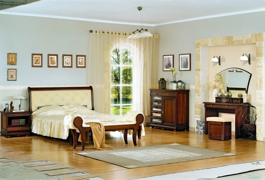 Rustikálna komoda Neptun N-K4 B - nový orech