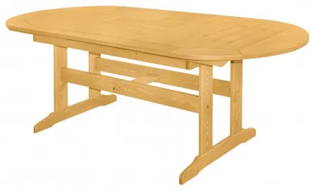 Doppler DOVER - záhradný drevený rozkladací stôl zo severskej borovice 160/210 x 90 x 74 cm