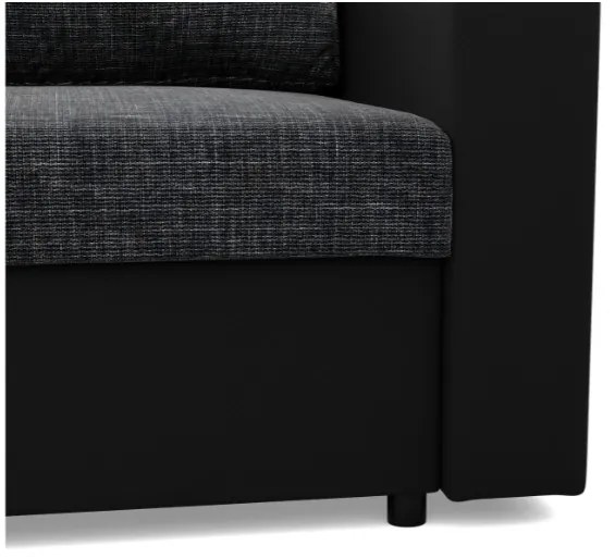 Kreslo LUNA tmavosivé / čierne