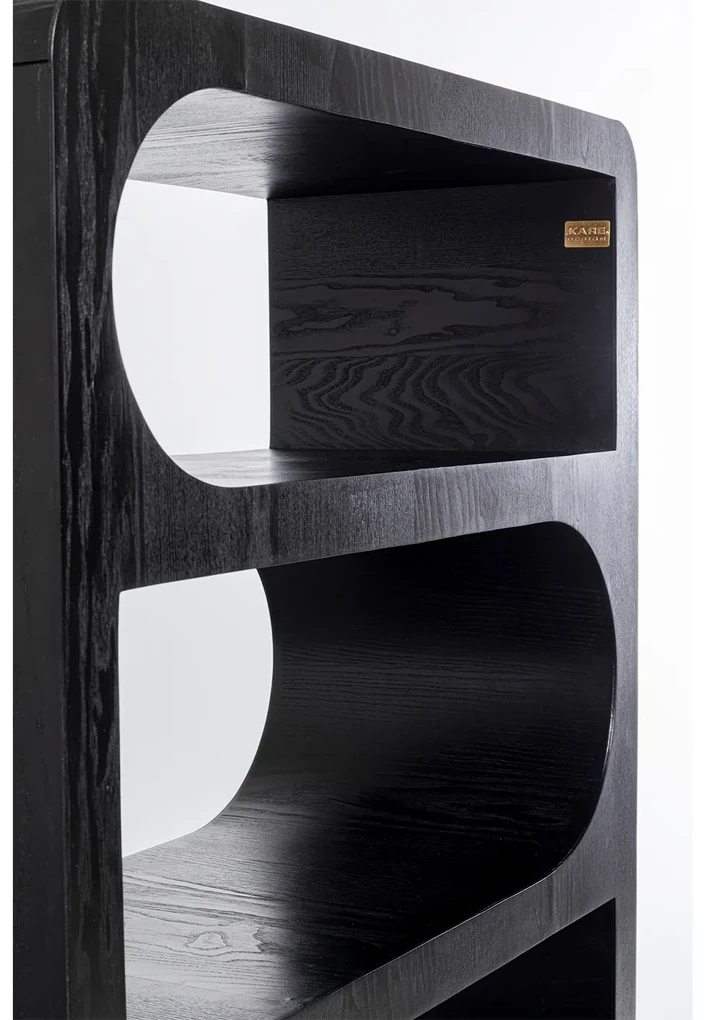 Forma polica čierna 90x180 cm