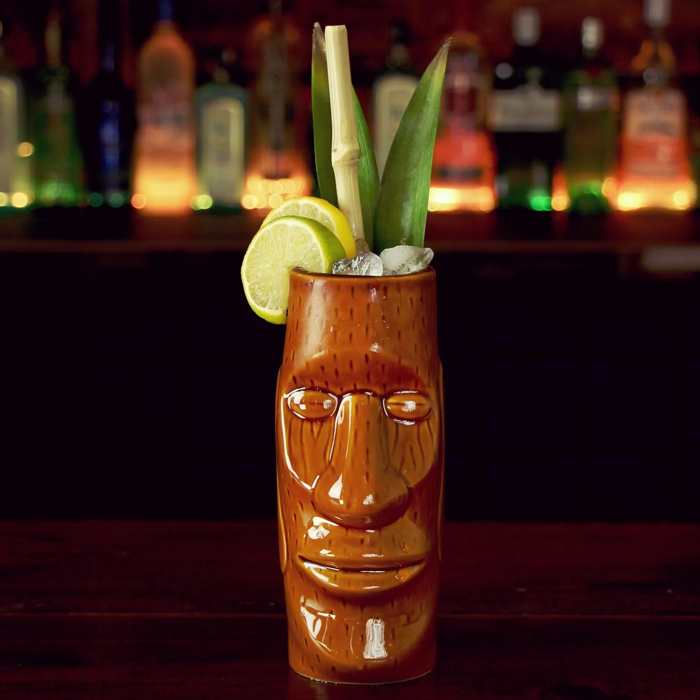 Bar@drinkstuff Tiki pohár , veľkonočný ostrov 415 ml