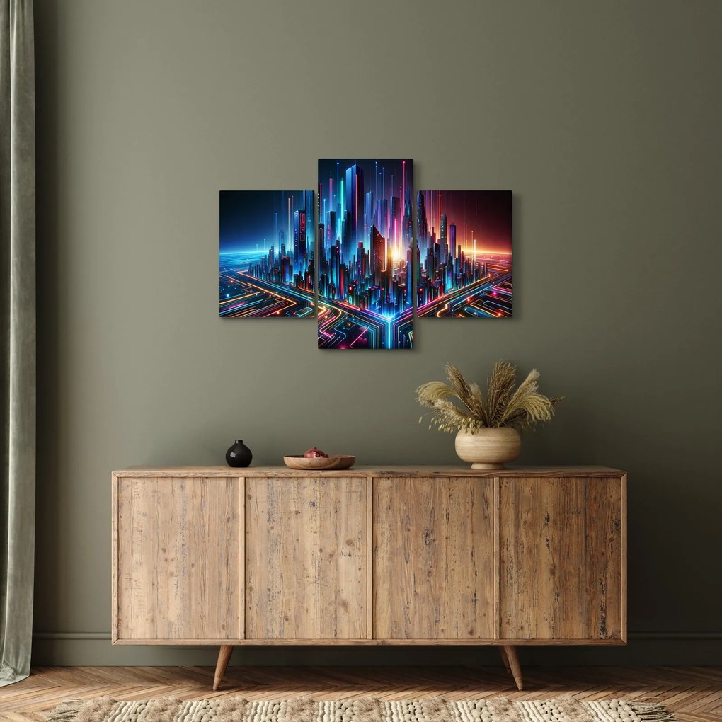 Obraz - Mesto budúcnosti (90x60 cm)