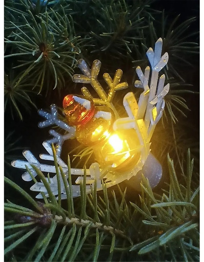 Svetelná reťaz Astra LED mini Stromček farebná, 20 žiaroviek