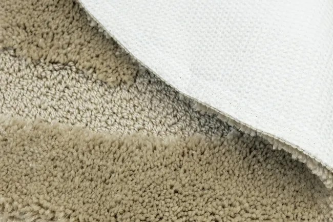 Kúpeľňový koberček svetlobéžový kruh