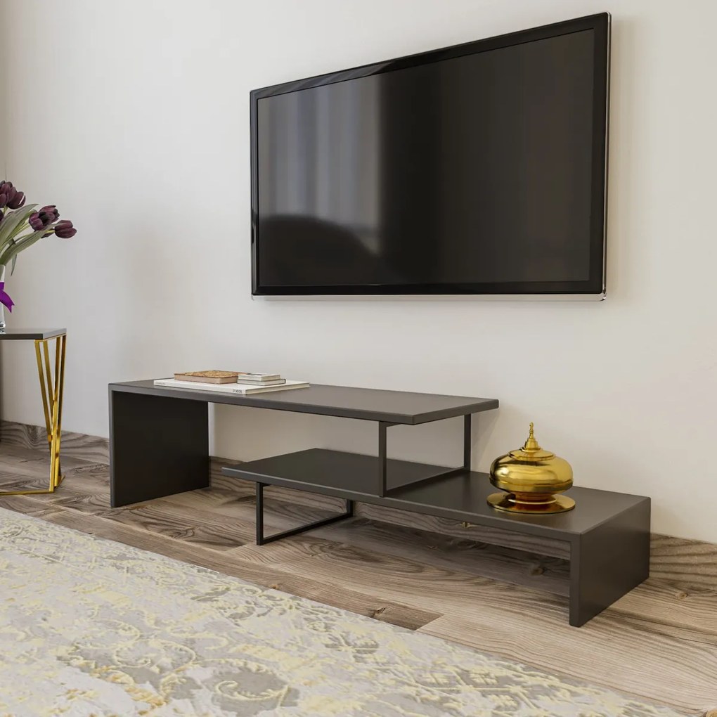 TV stolík Ovit Anthracite