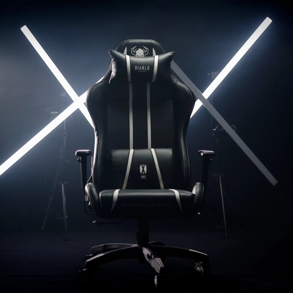 Herné kreslo Diablo X-One 2.0 King Size, čierno-červené