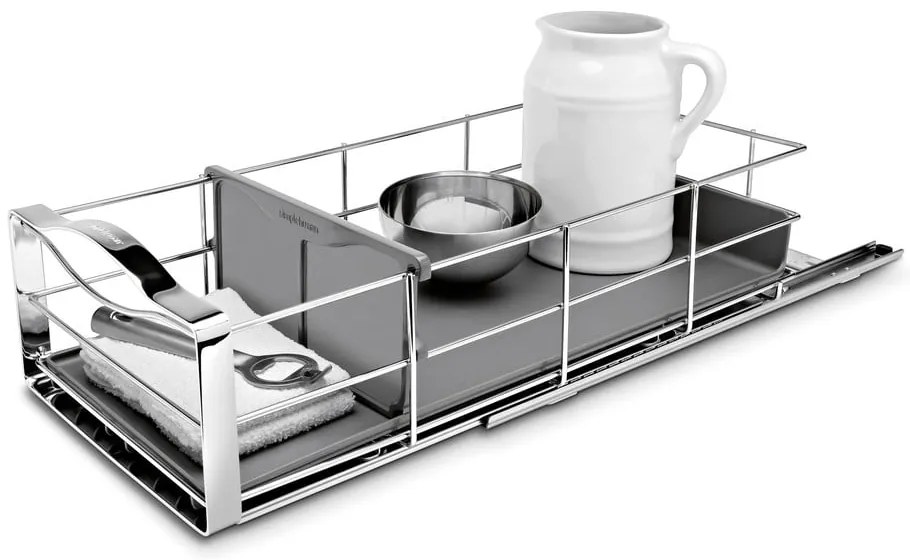 Oceľová prídavná polička – simplehuman