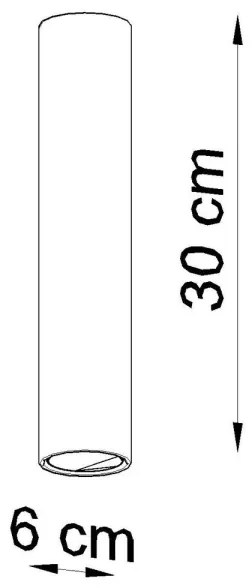 Sollux SL.0435 - Bodové svietidlo LAGOS 1xGU10/10W/230V biela