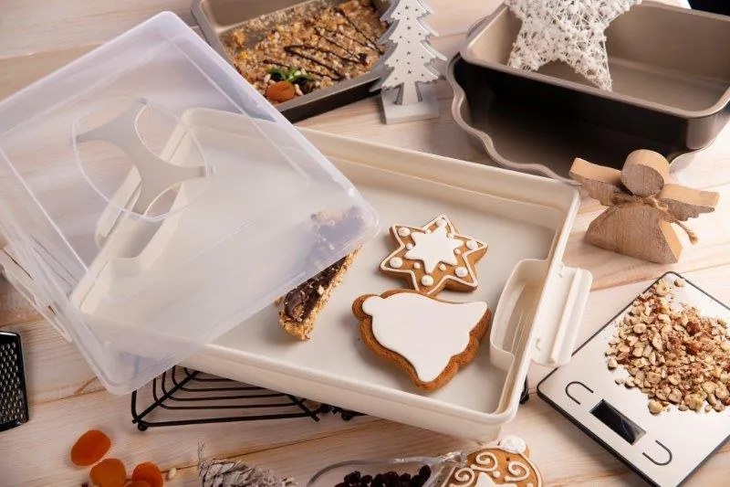 Prenosný box na potraviny Biscotti - ružová