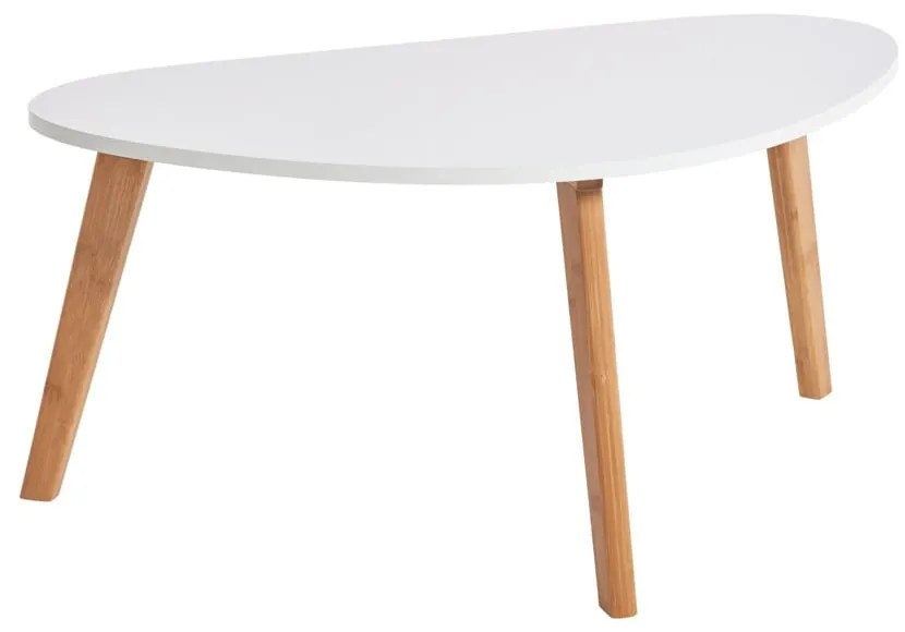 Biely konferenčný stolík Bonami Essentials Skandinávsky, dĺžka 84,5 cm