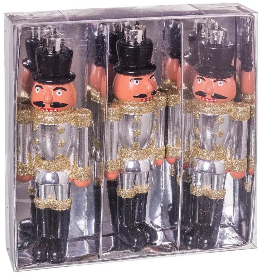 Vianočné ozdoby v súprave 3 ks 13 cm Soldier – Casa Selección