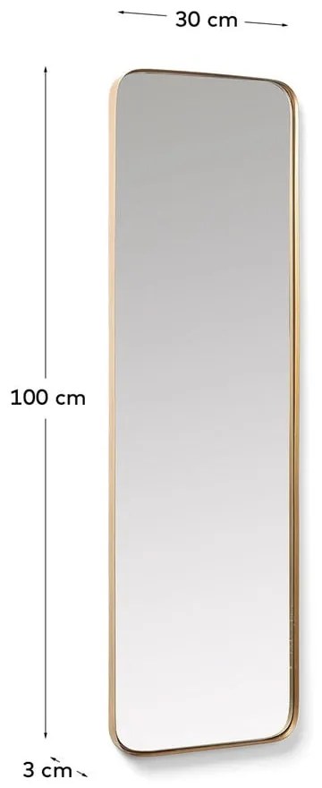 Nástenné zrkadlo 30x100 cm Marco – Kave Home