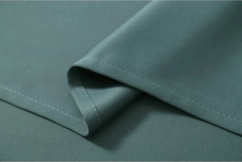 Modrozelený záves OXFORD 140x250 cm Zavesenie: Riasiaca páska