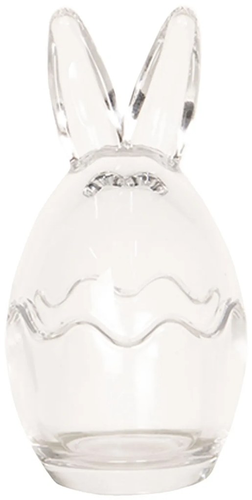 Sklenená nádoba vajcia s vekom - Ø 6 * 12 cm