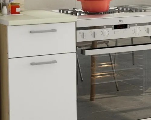 Kuchynský blok Irma, dub artisan/biela