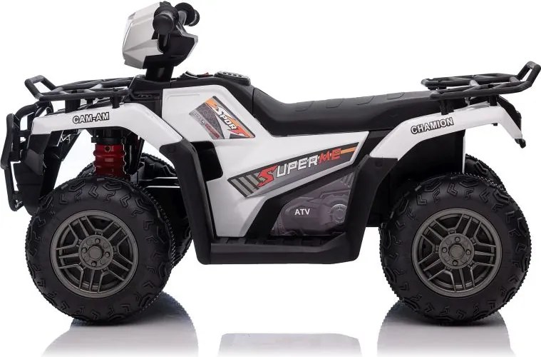 LEAN CARS Štvorkolka na akumulátor JC915, biela