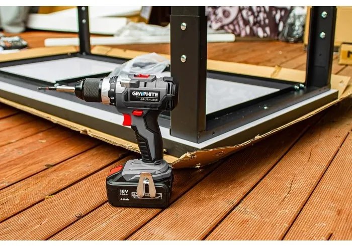 Aku vŕtačka Energy + 18V, Li-Ion, 58G012 GRAPHITE