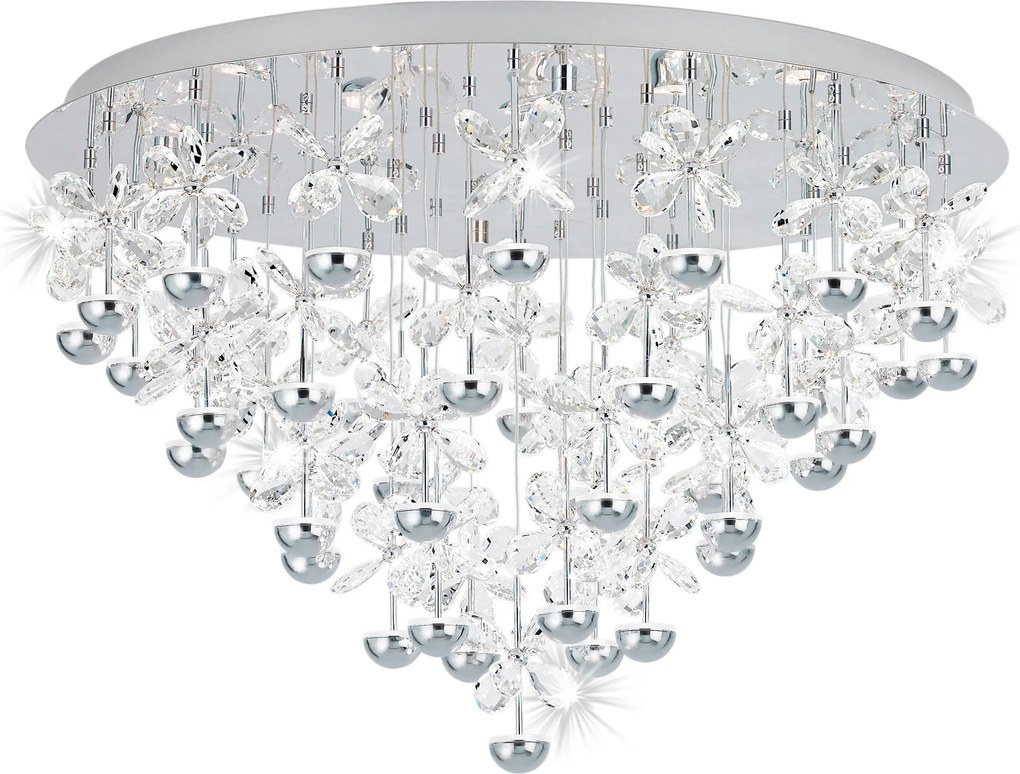 XXXLutz STROPNÉ LED SVIETIDLO, 78/52,5 cm Eglo - Online Only bytové doplnky - 003348139401