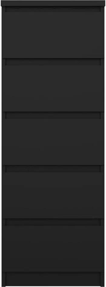 Komoda Simplicitous 233 40 cm čierny mat