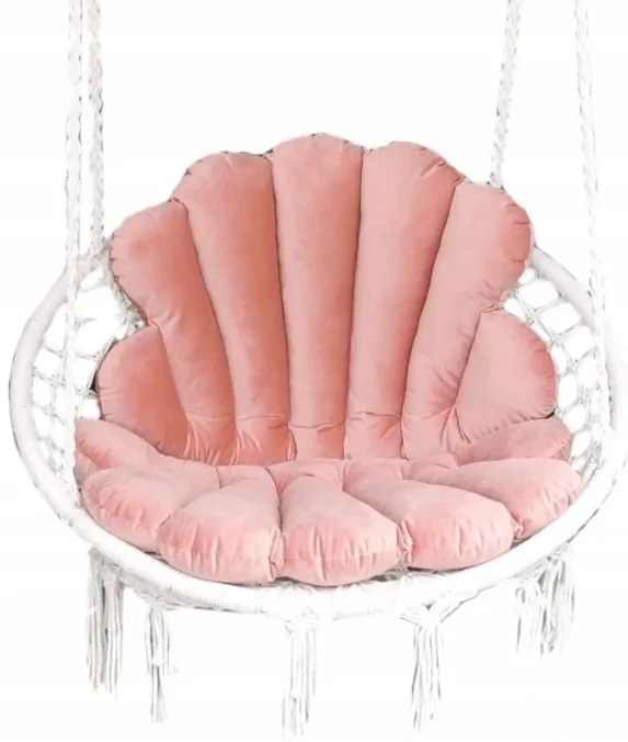 Bestent Podušky na stoličky Velvet Pink Shell