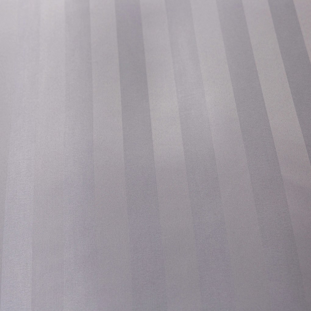 Hotelové obliečky z mikrovlákna JASMINE svetlo sivé - prúžok 2 cm, hotelové vrecko Rozmer obliečky: 70 x 90 cm | 140 x 220 cm