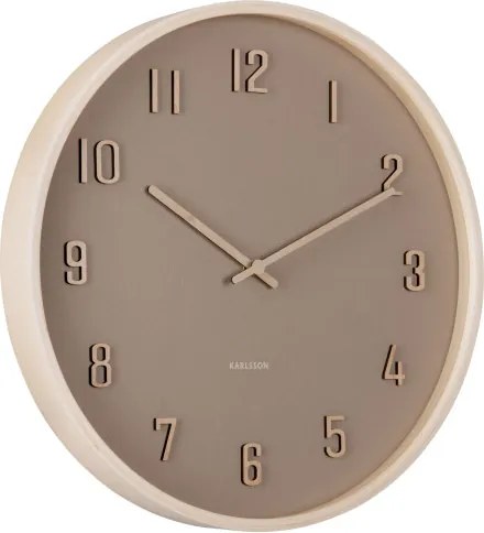 Nástenné hodiny Nervadura Karlsson KA6117BR, 41cm